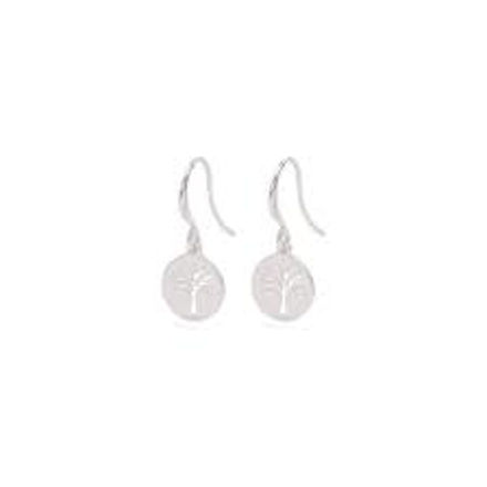 EARRINGS,ELIN,SILVER PLATED
