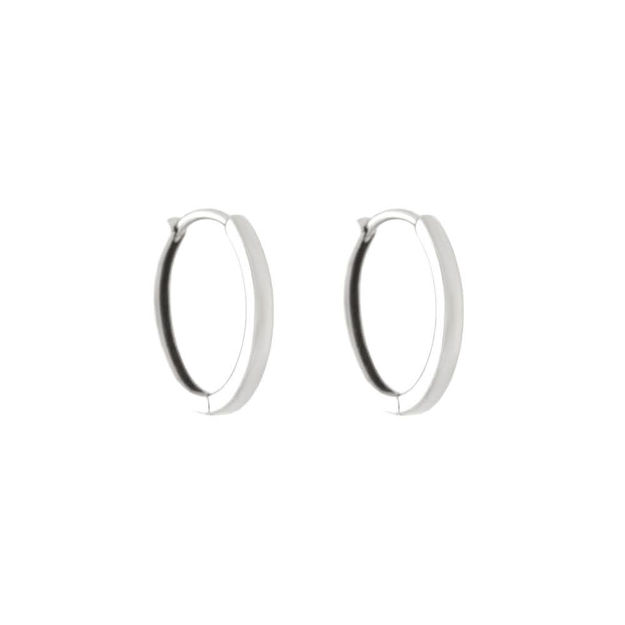 Ørering rh sølv 2mm 14mm