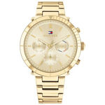 TOMMY HILFIGER,GF KLOKKE,LENKE,GF SKIVE M/3UR,UTALL,38MM,DAME