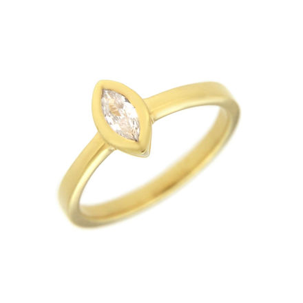 RING FG.SØLV 2MM, OVAL CZ