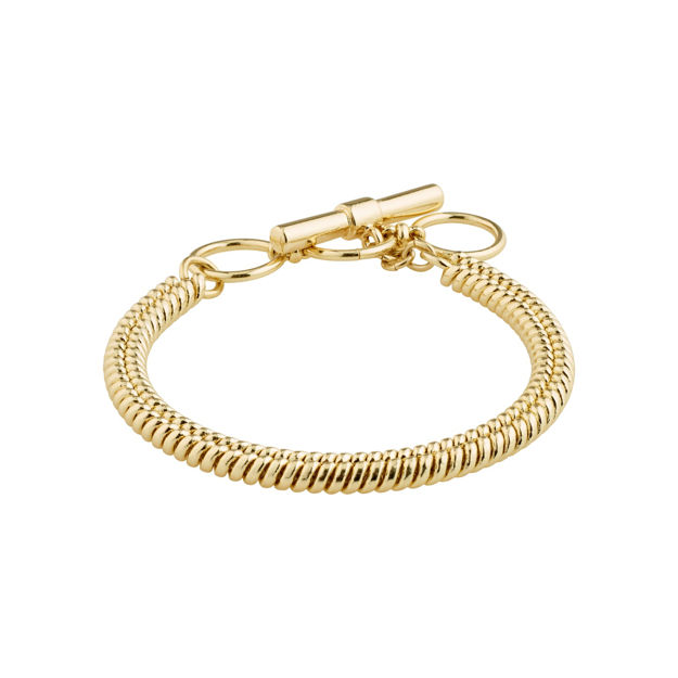 Armlenke Belief snake goldplated