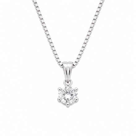 ANHENG RH.SØLV 5MM RUND ZIRCON