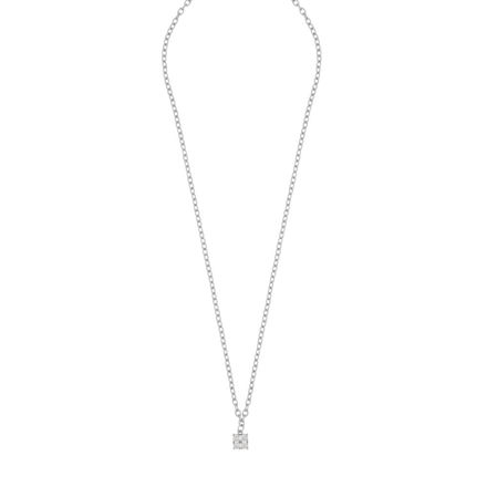 Audry stone pendant neck 42 s/clear
