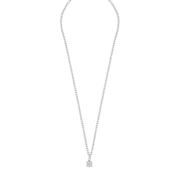 Audry stone pendant neck 42 s/clear