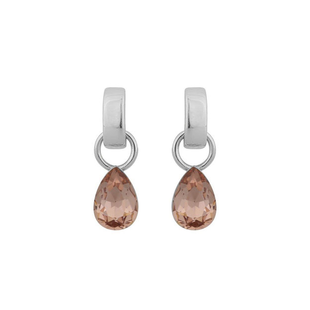 Lauri pendant ear s/rose
