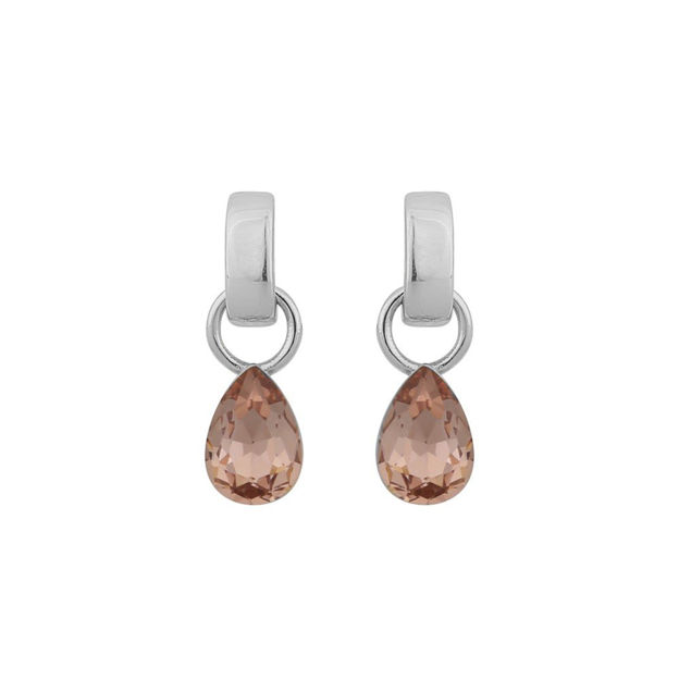 Lauri pendant ear s/rose