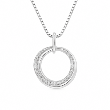 ANHENG RH SØLV ÅP.RING,RING M/CZ OVER