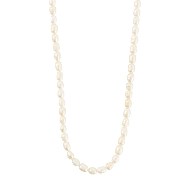 JOLA freshwaterpearl necklace gold plated,42+6 cm 