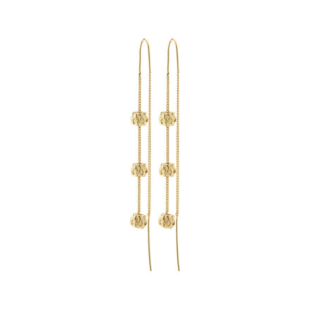 COURAGEOUS chain-hooks earrings gold plated