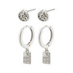 VALKYRIA 2-in-1 set earrings silver plated