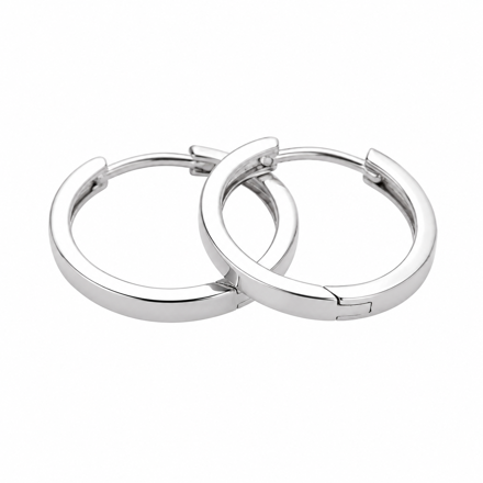 ØRERING RH.SØLV Ø:15MM,2MM HENGSLET