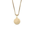 Gull halssmykke med diamant 0,008ct Tcr/P