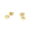 Gull øredobber 4mm