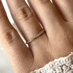 Bilde av Gull ring med Cubic Zirconia