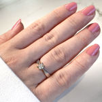 Bilde av Hvitt gull ring med diamant 0,25ct W/P1