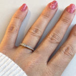 Bilde av Hvitt gull ring med diamanter 0,17ct TW/SI3 