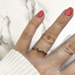 Bilde av Hvitt gull ring med diamant 0,07ct TW/SI