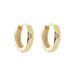 Ørering fg sølv 12mm 3mm slipt mønster