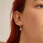 Valkyria 2-in-1 set earrings gold plated