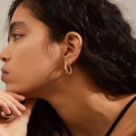 Leila goldplated earrings