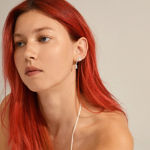 Valkyria 2-in-1 set earrings silver plated