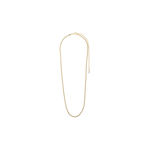 Cordel necklace goldplated 40+9 cm
