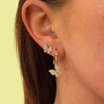 Bilde av Charms ear butterfly goldplated /clear