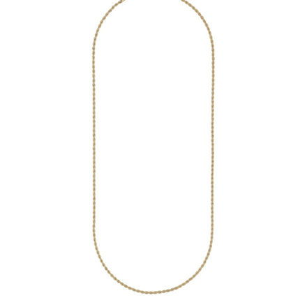 Exibit small neck plain goldplated - 42cm