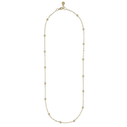 Exibit chain neck plain goldplated - 42cm