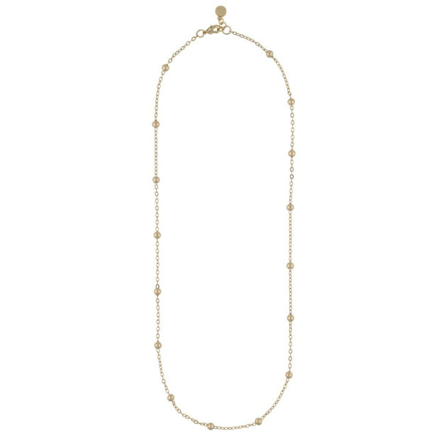 Exibit chain neck plain goldplated - 42cm