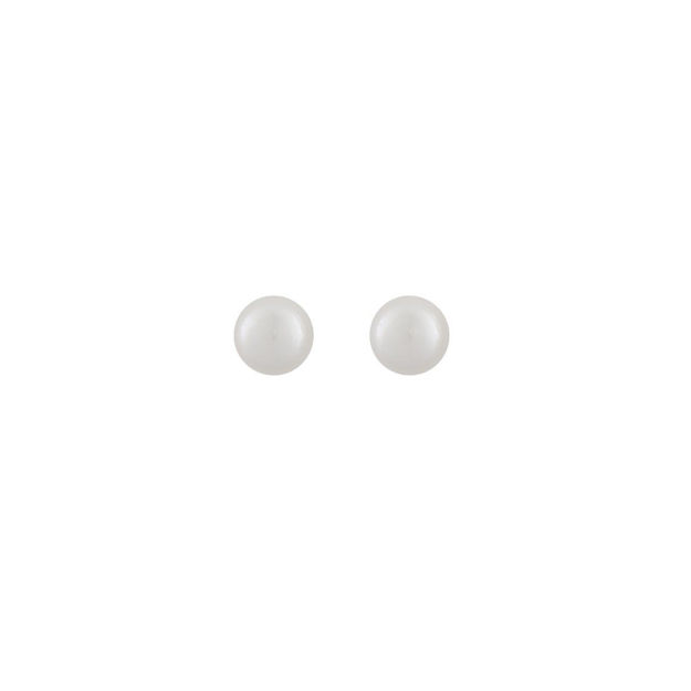 Sunday small pearl ear goldplated/white - Onesize