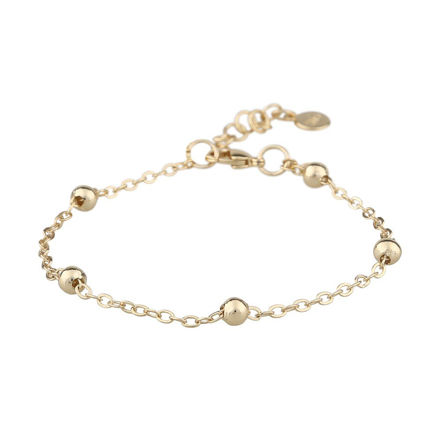 Exibit chain anklet plain goldplated - Onesize