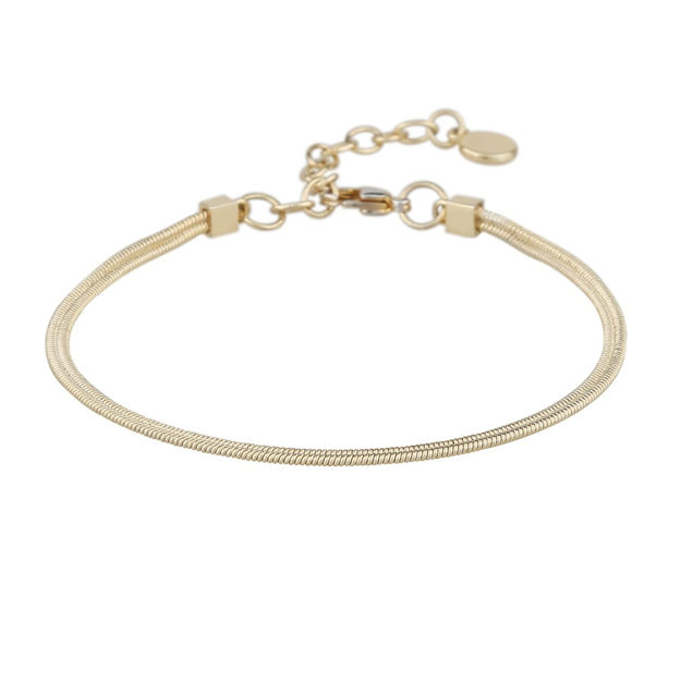 Charlize bracelet plain goldplated