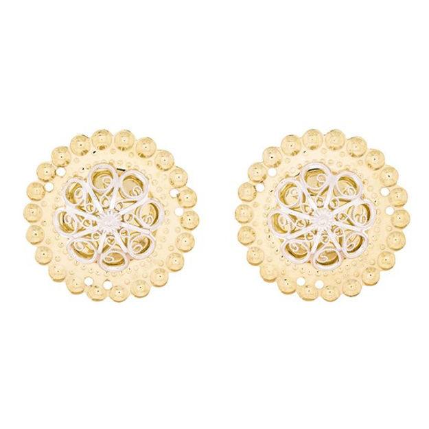 Borer forgylt/hvitt sølv med kruser og øsken