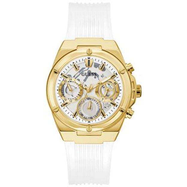 Guess Ladies Activ Life gold/white 39mm 5ATM