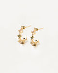 Glory earrings gold plated multi