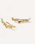 Euphoria earrings gold plated multi