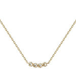 Blue Tide necklace gold plated Mother of pearl 40cm