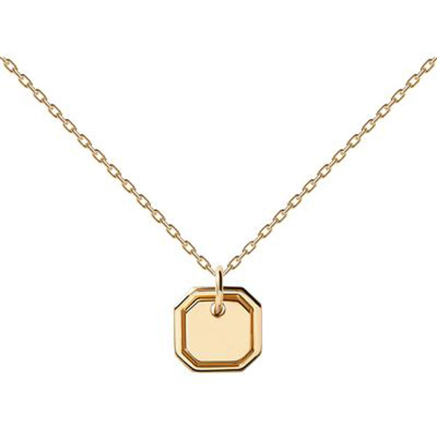 Octet necklace gold plated 40-50cm