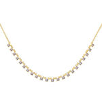 Victoria necklace gold plated lavender 50cm