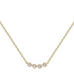 White Tide necklace gold plated 