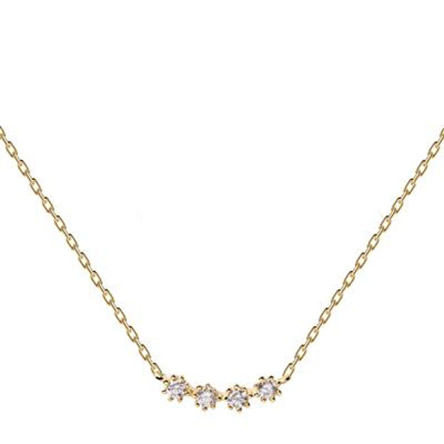 White Tide necklace gold plated 
