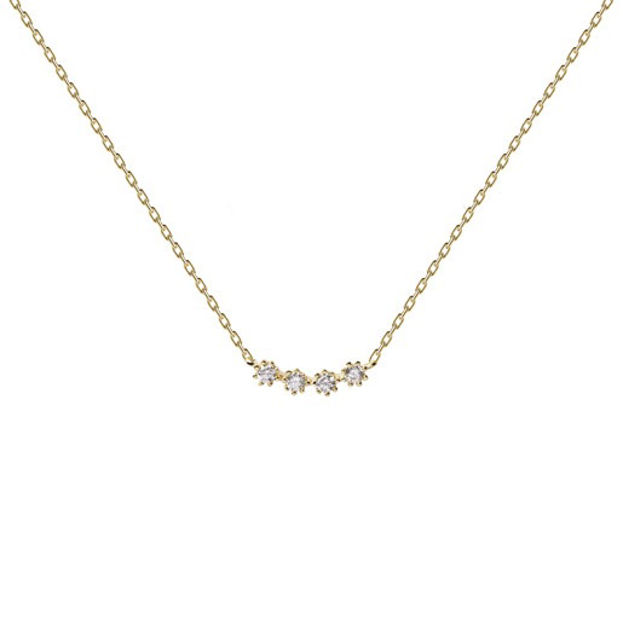 White Tide necklace gold plated 