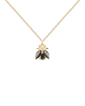 Zaza necklace gold plated multi 55cm