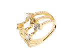 Bilde av Juno ring gold plated labradorite