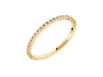 Bilde av White Essential ring goldplated silver