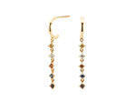 Bilde av Sage earrings gold plated multi