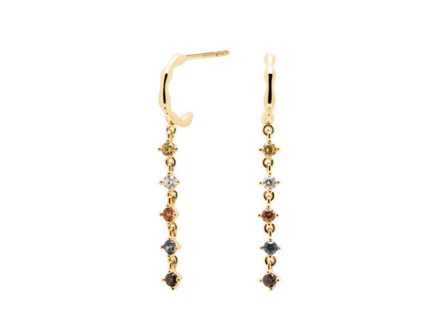 Bilde av Sage earrings gold plated multi