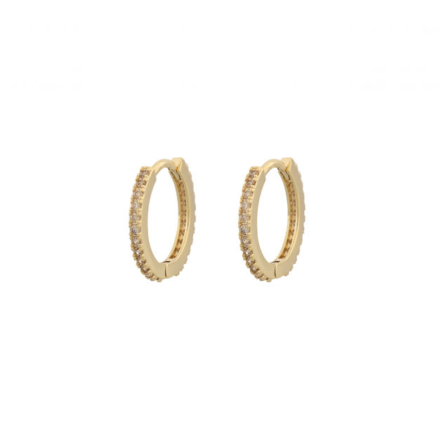 Rola small ring ear g/champagne