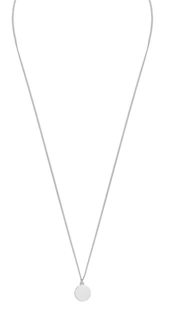 Bridget pendant neck 60 plain silverplated